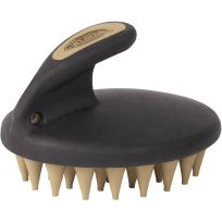 WEAVER EQUINE™ Palm Held Coarse Curry with Large Rubber Bristles, 65-2058-BK