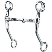 WEAVER EQUINE™ Tom Thumb Snaffle Bit, 5" Mouth, Chrome Plated, CA-3120