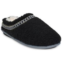 Gaahuu Women's Berber Tape Trimmed Clog Slipper