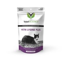 VetriSCIENCE® Lysine Plus Immune & Respiratory Supplement, Chicken Liver Flavor, 90-Count, 0900743.090