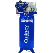 Quincy 2 Stage Vertical Air Compressor, 5 HP, 15.4 CFM, 2V41C60VC, 60 Gallon