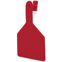 Z-Tag™ 1-Piece Blank Cow Ear Tag, Red, 25-Pack, 700 2500-367