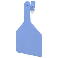 Z-Tag™ 1-Piece Blank Cow Ear Tag, Blue, 25-Pack, 700 2500-368