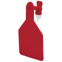 Z-Tag™ 1-Piece Blank Calf Ear Tag, Red, 25-Pack, 700 2500-375