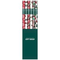 Papercraft Traditional Holiday Theme Gift Wrap, IG164990, Assorted, 75 SQ FT