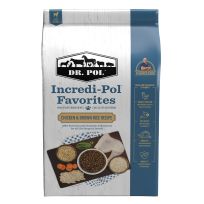 DR. POL™ Incredi-Pol Dog Food, Chicken and Brown Rice, P18101, 24 LB Bag