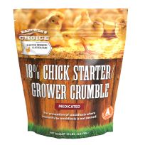 Ranchers Choice 18% Chick Starter Medium, G3083, 10 LB Bag