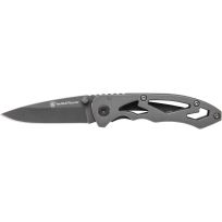 Smith & Wesson® Drop Point Silver Skeletonized Folding Knife, CK400CP