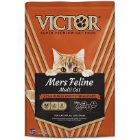 VICTOR® Mers Feline Multi Cat All Stages Chicken & Beef Meal Recipe, 013-045-15, 15 LB Bag