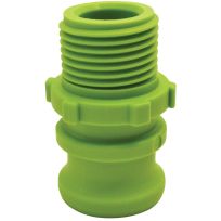 GreenLeaf Garden Hose Camlock FG, 3/4 IN Male GHT x 3/4 IN Male Adapter, GLP075FG