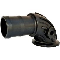 GreenLeaf Manifold Fitting, 1 IN Flange x Hose Shank Sweep, M100BRBSWP90