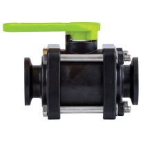 GreenLeaf Ball Valve, Full Port 4 Bolt Manifold Flange, 1 IN x 1 IN, MV100CFG
