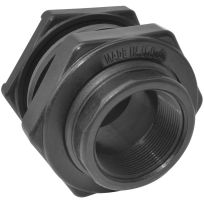 GreenLeaf Bulkhead Tank Fitting with EPDM Gasket, 2 IN, TF200