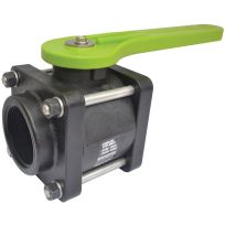 GreenLeaf Ball Valve, Full Port 4 Bolt, 1 IN FPT, V100FP