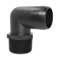 GreenLeaf 90 Degree Elbow, 1 IN MPT x 1-1/4 IN Hose Barb, EL1114P