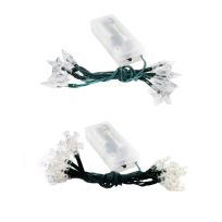 Alpine Star & Snowflake String Lights with 10 LED Lights, LAN153ABB, Multi