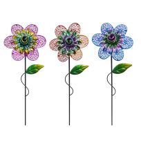 Alpine Metal Flower Pot Sticker, LJJ1934ABB, Multi