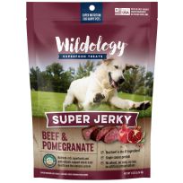 Wildology® SUPERFOOD TREATS Beef & Pomegranate Super Jerky, WD046, 12 OZ
