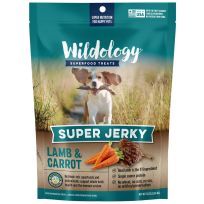 Wildology® SUPERFOOD TREATS Lamb & Carrot Super Jerky, WD047, 12 OZ