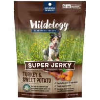 Wildology® SUPERFOOD TREATS Turkey & Sweet Potato Super Jerky Treats, WD048, 12 OZ
