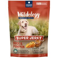 Wildology® SUPERFOOD TREATS Duck & Pumpkin Super Jerky, WD051, 12 OZ
