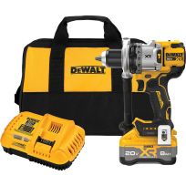 DEWALT 20V MAX XR Brushless Cordless 1/2 in. 3-Speed Hammer Drill Kit with XR POWERPACK, DCD1007WW1