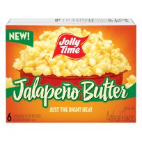 Jolly Time Microwave Popcorn, Jalapeno Butter, 6-Pack, 667, 3 OZ