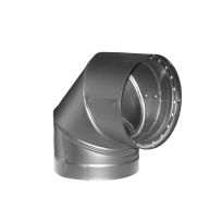 Duravent™ DVL® Double Wall 90 Degree Adjustable Elbow, 6 IN Diameter, 6DVL-E90