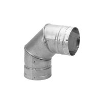 Duravent™ PelletVent® Multi-Fuel 90 Degree Elbow, 3 IN Diameter, 3PVL-E90