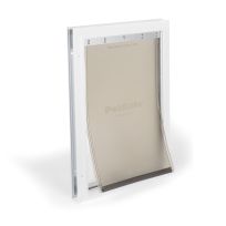 PetSafe® Freedom Aluminum Pet Door, PPA00-10861, White, Large