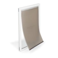 PetSafe® Freedom Aluminum Pet Door, PPA00-10862, White, X-Large