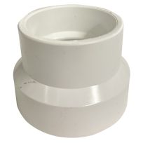PVC Reducer Pipe Bushing, 2 IN Hub x 1-1/2 IN Hub, 193022