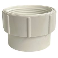 PVC Cleanout Adapter, 1-1/2 IN Spigot x 1-1/2 IN FPT, 193701S