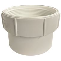 PVC Cleanout Pipe Adapter, 3 IN Spigot x 3 IN FPT, 193703S