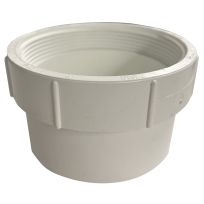 PVC Cleanout Adapter, 4 IN Spigot x 4 IN FPT, 193704S