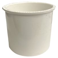 PVC Sewer Coupling, Schedule 40, 3 IN Hub x Bushing, 414213BC