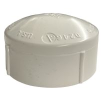 PVC Pressure Cap, Schedule 40, 2 IN FPT, 435428