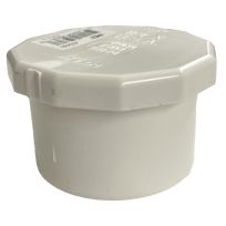 PVC Pipe Plug, Schedule 40, 2 IN Spigot, 435636
