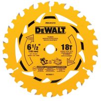 DEWALT Circular Saw Blade, 18T, 6-1/2 IN, DWA261218, 6-1/2 IN