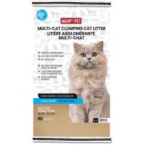 MAIN ST. PET™ Multi-Cat Clumping Cat Litter, Fresh Scent, MSP-205, 40 LB