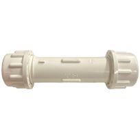 PVC Compression Coupling, 1/2 IN, 160-103