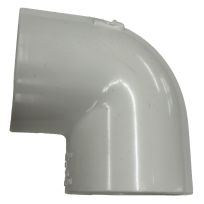 PVC 90 Degree Pipe Elbow, Schedule 40, 1-1/4 IN Slip, 435522