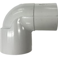 PVC 90 Degree Street Pipe Elbow, Schedule 40, 1-1/4 IN Slip x 1-1/4 IN Spigot, 435547