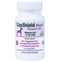 CapShield Maxx Chewable Dewormer, Medium & Large Dog 46-90 LB, 6-Count, FTL44
