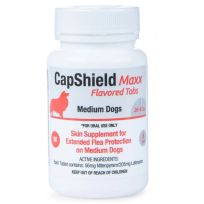 CapShield Maxx Chewable Dewormer, Medium Dog 26-45 LB, 6-Count, FTL43