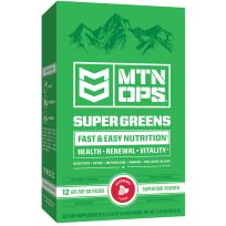 MTN OPS® Super Greens, Raspberry, 12-Count, 2129460712, 2.29 OZ