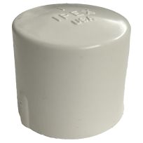 PVC Pipe Cap, Schedule 40, 1 IN Slip, 435409