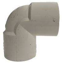 PVC 90 Degree Elbow, Schedule 40, 1 IN Slip x 1 IN FPT, 435508