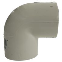 PVC 90 Degree Pipe Elbow, Schedule 40, 1 IN Slip, 435521