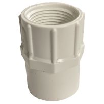 PVC Female Pipe Adapter, Schedule 40, 3/4 IN Slip x 3/4 FPT, 435560